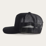 Ringers Western Signature Bull Trucker Cap Black with Black & White Patch