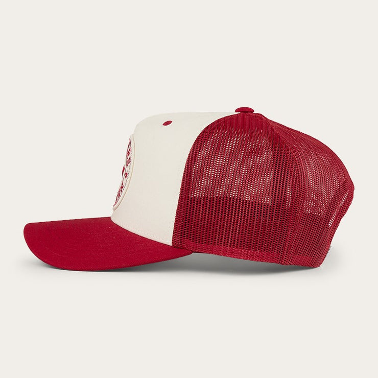 Ringers Western Signature Bull Trucker Cap Red/Off White