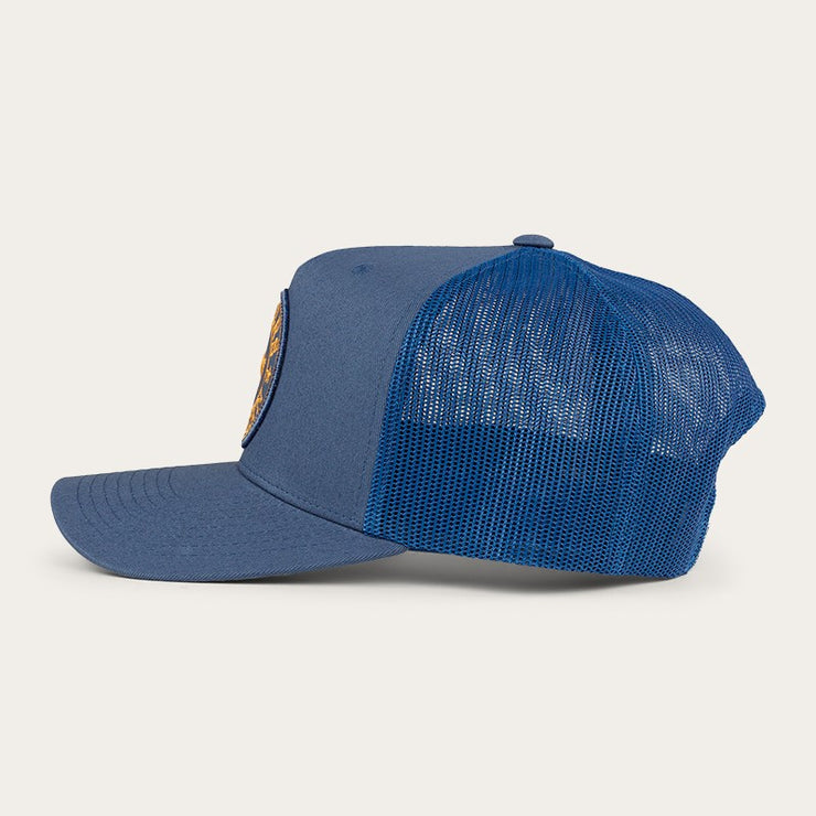 Ringers Western Signature Bull Trucker Cap Yale Blue Gold