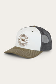 Ringers Western Signature Bull Trucker Cap Army/Off White