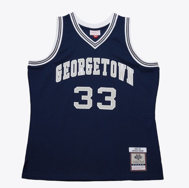 Mitchell & Ness NCAA Swingman Jersey University of Georgetown Patrick Ewing 