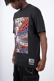 Mitchell & Ness NBA Player Abstract Tee Toronto Raptors Carter Faded Black