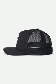 Brixton Alpha Black X C MP Mesh Cap Black