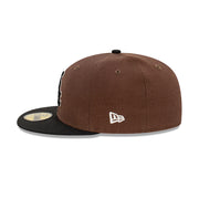 New Era 59Fifty MLB Black Angus Chicago White Sox Walnut