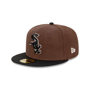 New Era 59Fifty MLB Black Angus Chicago White Sox Walnut