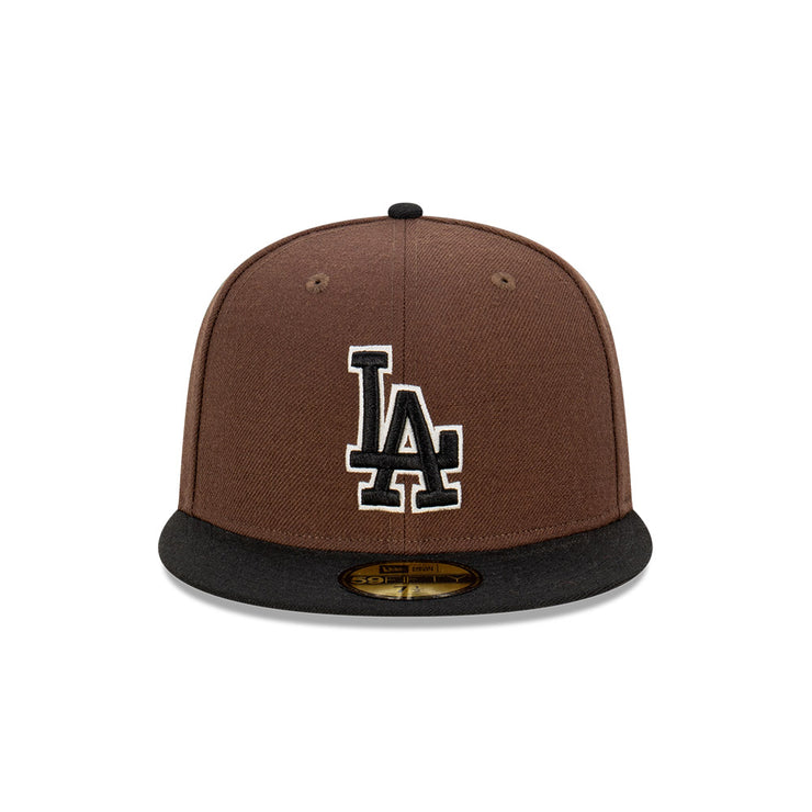 New Era Los Angeles Dodgers 'Angus' 59FIFTY Fitted Dark Brown