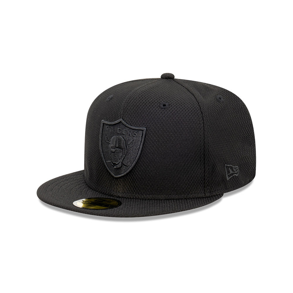 New Era 59Fifty NFL Diamond Era Las Vegas Raiders Black Tonal – Cap-Z ...