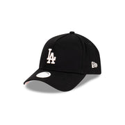 New Era Womens 9Forty A-Frame Clothstrap MLB Los Angeles Dodgers Black/Pink